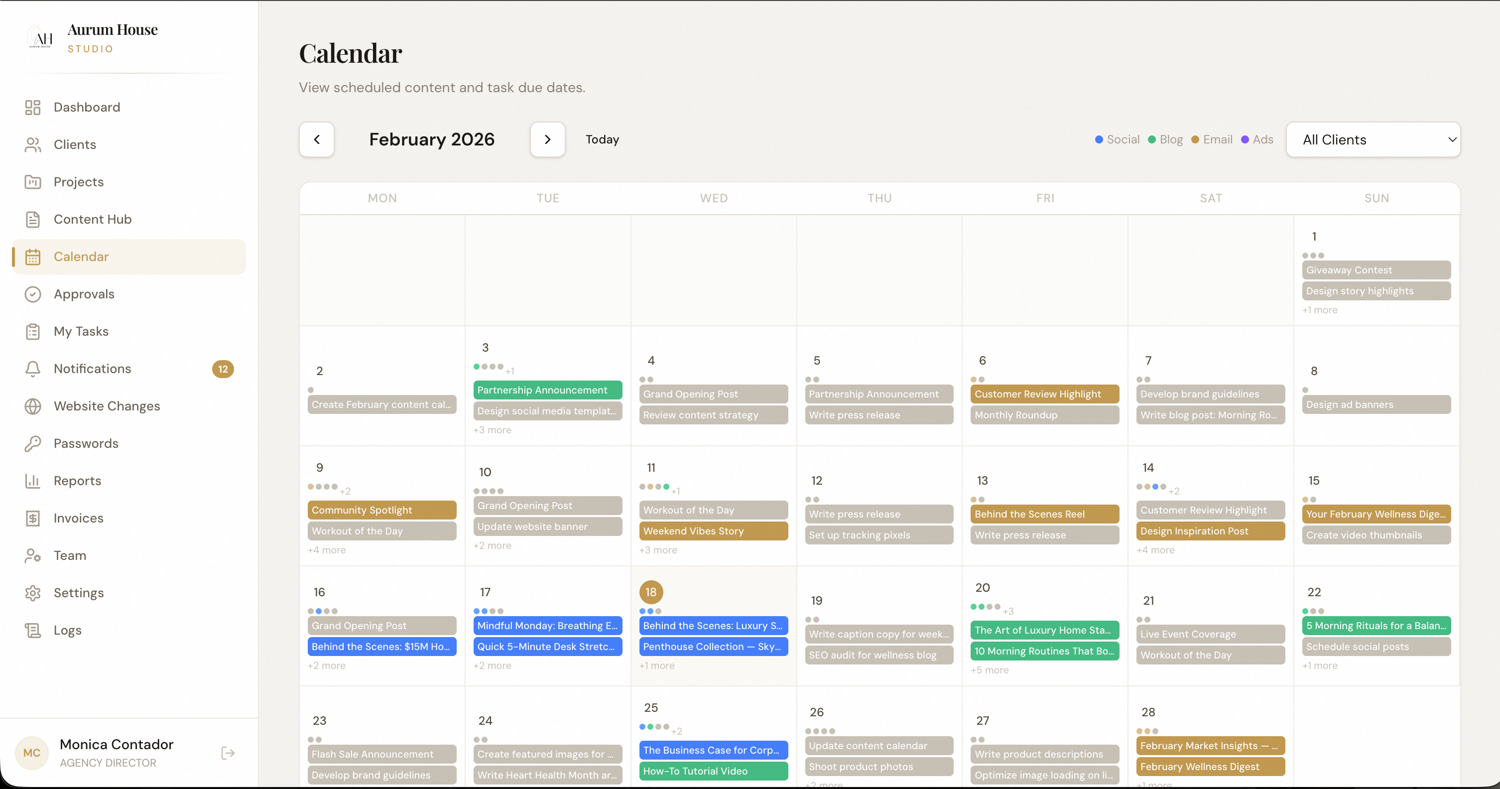 Content Calendar
